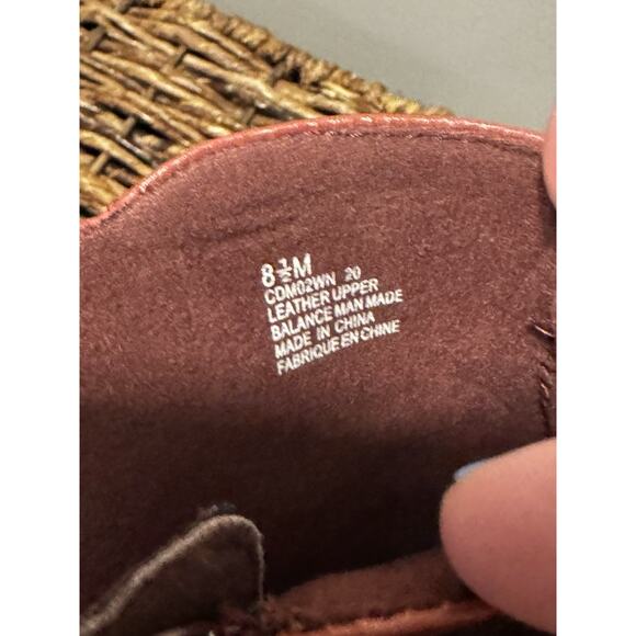 Rockport Cobb Ankle Boots Red Leather Women’s 8. 5 M Bootie Side Zip Winter Fall - Picture 4 of 10